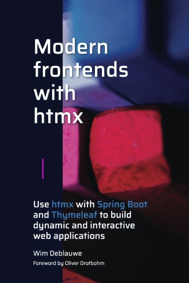 Modern frontends with htmx