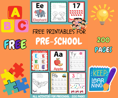preschool activities book