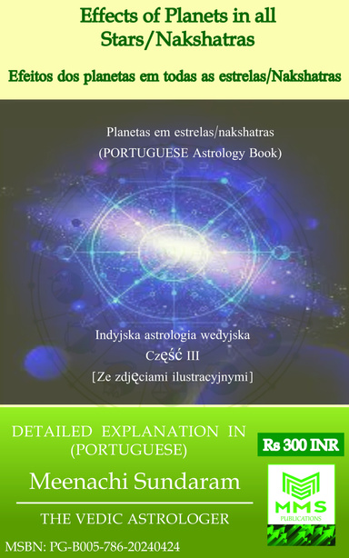Efeitos dos planetas em todas as estrelas/Nakshatras (Portuguese)
