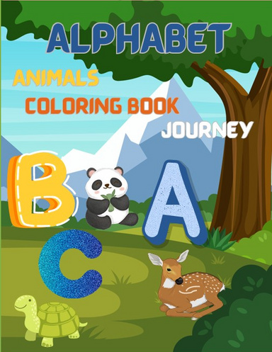 Alphabet Animals Coloring Book Journey