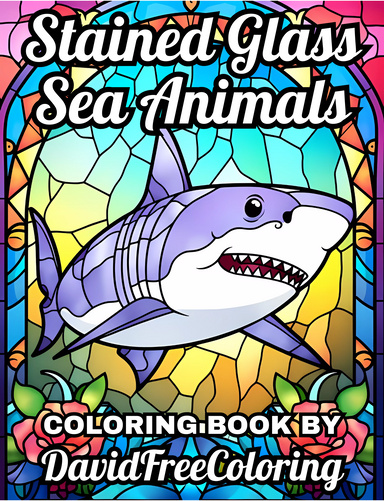 Stained Glass Sea Animals