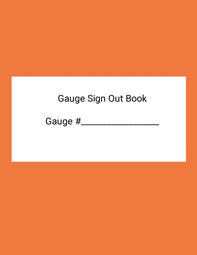 Gauge check out book
