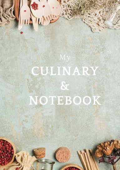 Culinary Notebook 200 Lined Pages, A4, 210x297mm