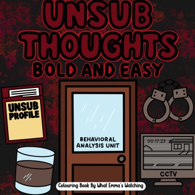 Unsub Thoughts Bold And Easy Colouring Book