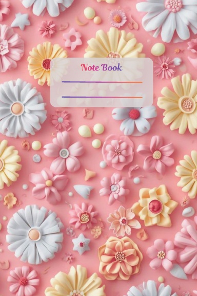 Aesthetic Flower Composition Book