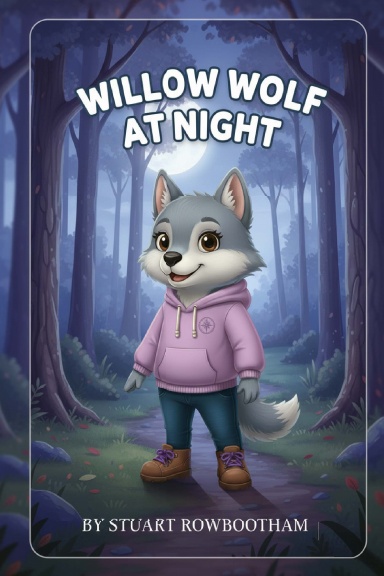 WILLOW WOLF AT NIGHT