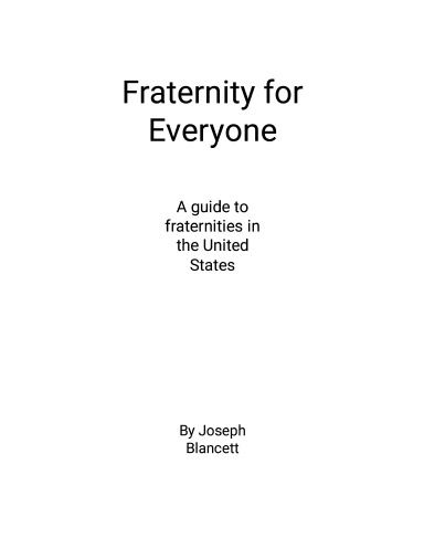 Fraternity for Everyone