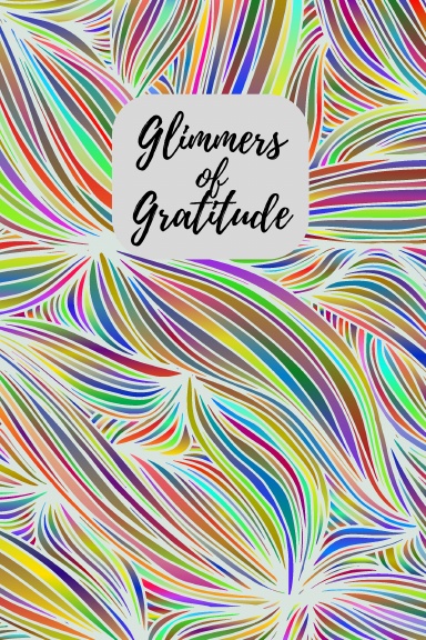 Rainbow Floral Design Gratitude Journal