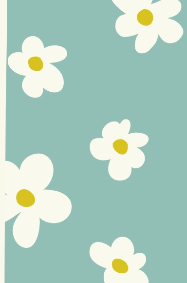 Blue Daisy Hardcover Journal | Lined Notebook