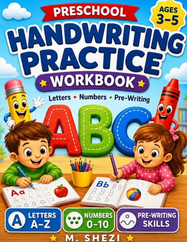 Preschool Handwriting Practice Workbook