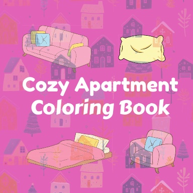 Cozy Apartment Coloring Book