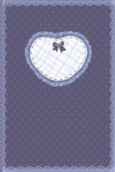 Purple Lace Heart Notebook Coil Bound