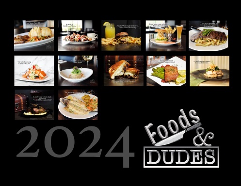 Foods & Dudes 2024 Wall Calendar