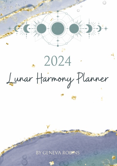 2024 Lunar Harmony Planner - Hardcover