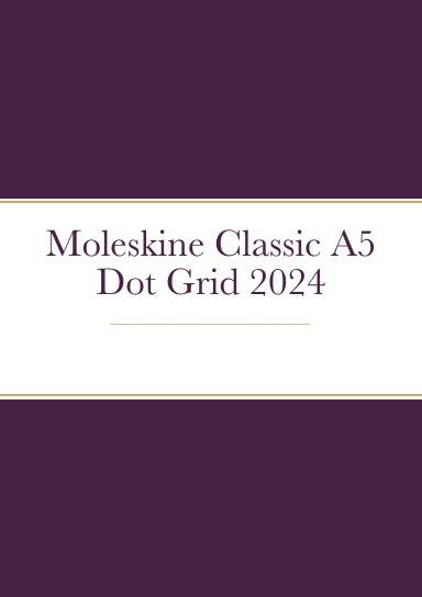 Moleskine Classic A5 Dot Grid 2024