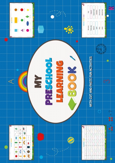 My Preschool Learning Book with Cut and Paste Fun Activities