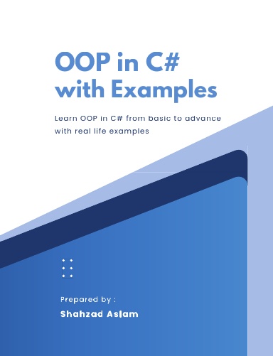 Learn Object Oriented Porgramming with C#