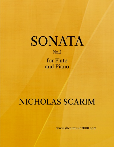 Sonata no2 for Flute and Piano