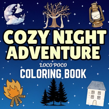 Cozy Night Adventure Coloring Book