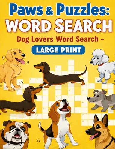 Paws & Puzzles: Dog Lovers Word Search