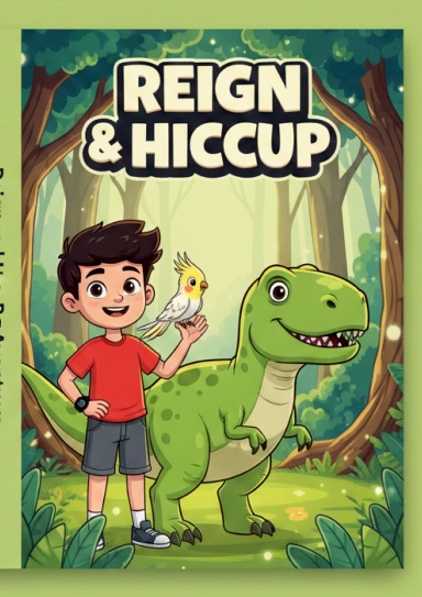 Reign and Hiccup Coloring Book