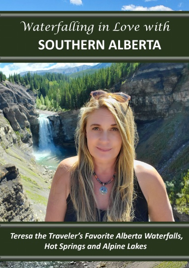 Waterfalling in Love With Alberta (Black and White Version)