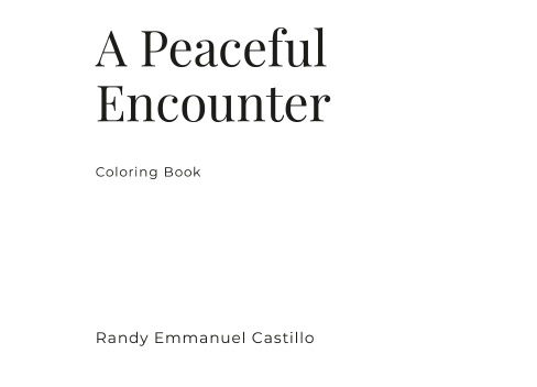 A Peaceful Encounter Coloring Book