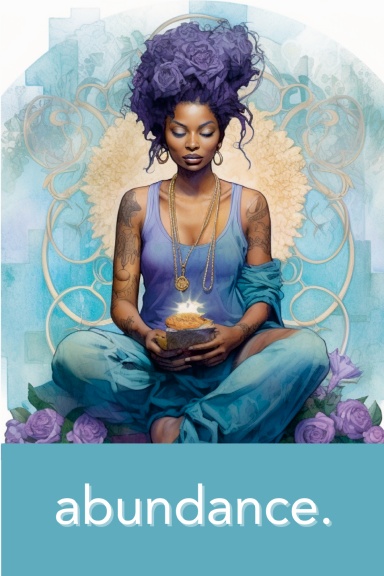Abundance | Teal & Purple Journal - Write Out Your Blessings