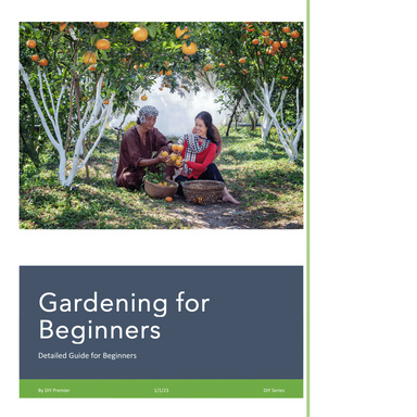 Gardening for Beginners