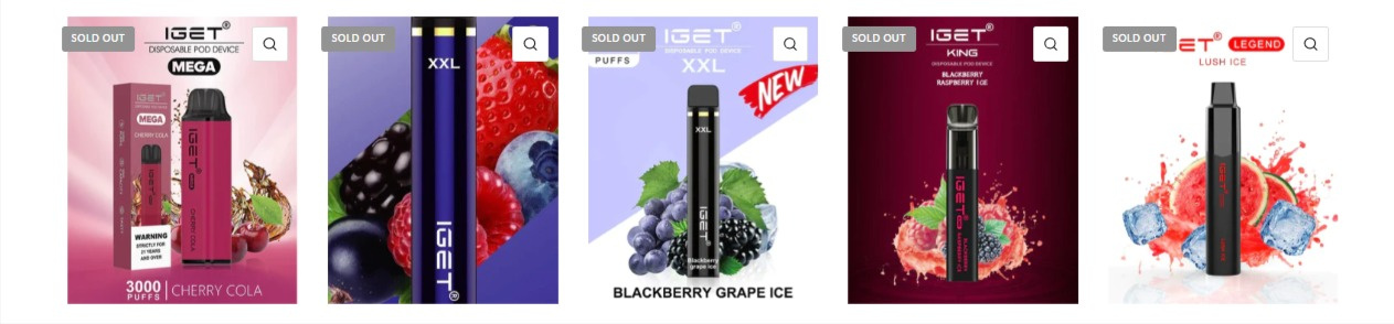 Best IGET Vapes Online In India With Best Price | Happy Trail