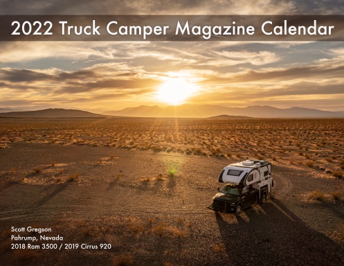 2022 Truck Camper Magazine Calendar (TCM)