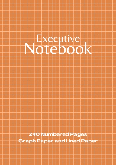 Coil Bound Executive Graph Paper Notebook with Numbered Pages