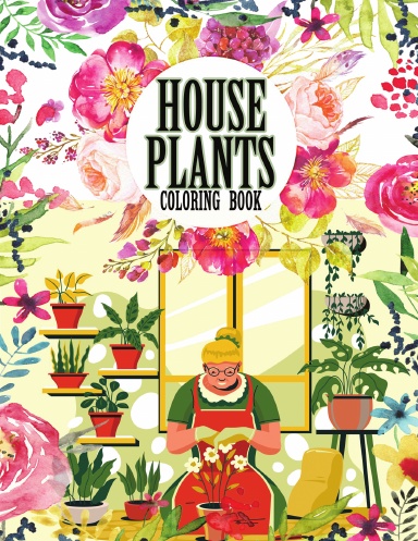 HOUSE PLANTS COLORING BOOK
