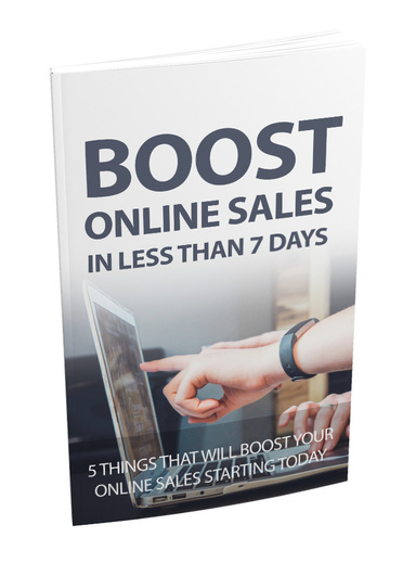 Boost Online Sales Less Than 7 Days