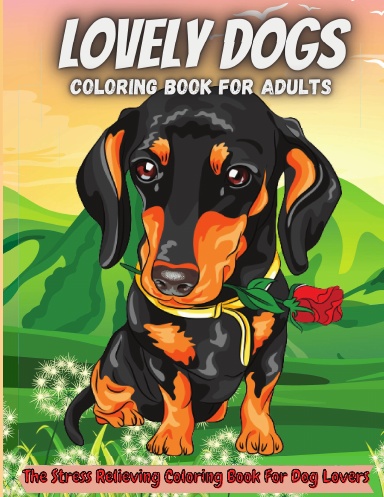 Lovely Dogs Coloring Book For Adults