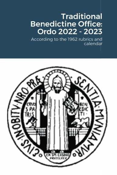 Benedictine Ordo 2022 - 2023