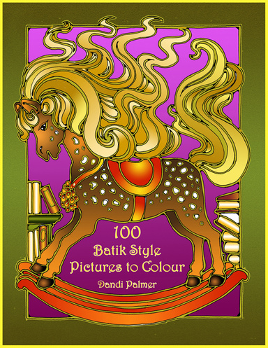 100 Batik Style Pictures to Colour