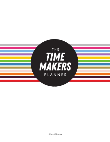 1st Quarter The Time Makers Planner Jan-Mar 2022