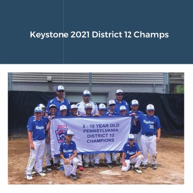Keystone 2021 District 12 Champs