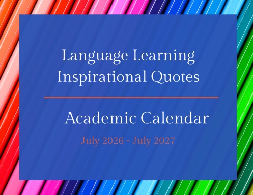2026-27 Language Lover's Calendar