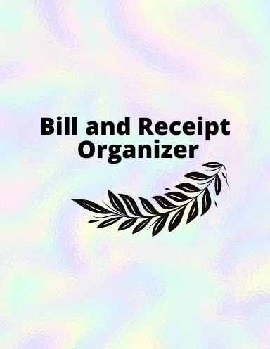Bill and Receipt Organizer