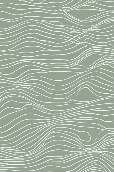 Green Waves Hardcover Bullet Journal | Dot Grid Notebook