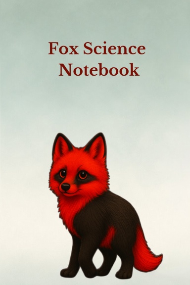Fox Science Notebook: Dot Grid Journal for School and Creative Notes