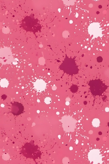Pink Splatter Paperback Bullet Journal | Dot Grid Notebook