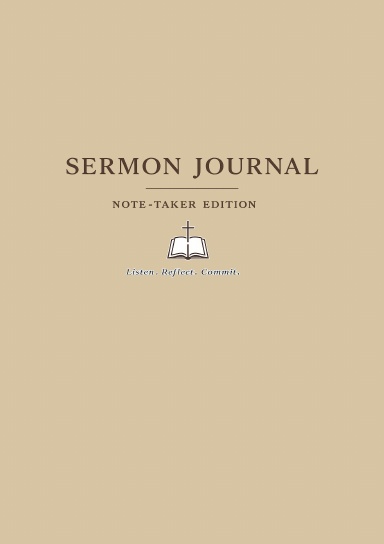 Sermon Journal - Note-Taker Edition