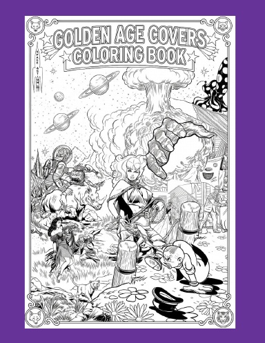 Golden Age Covers Coloring Book