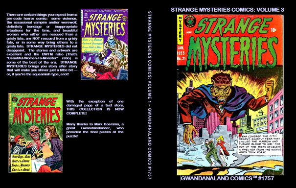 Strange Mysteries Comics: Volume 3 (E)