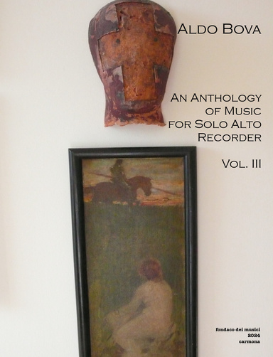 An Anthology of Music for Alto Recorder Vol. III
