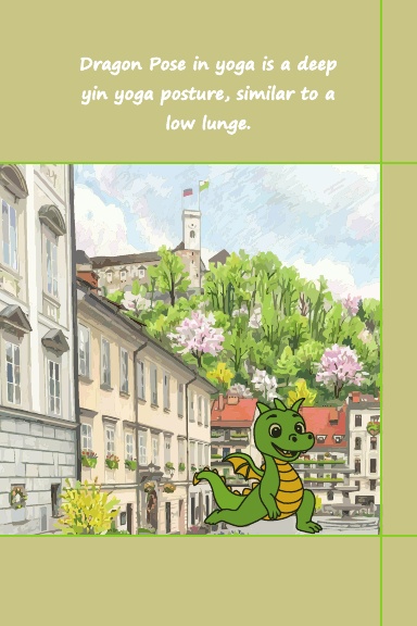 Ljubljana dragon pose Keepsake notebook