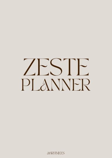 Zeste Planner